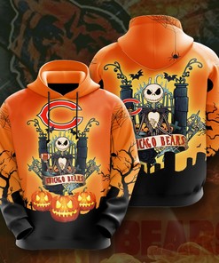 Chicago Bears Custom Sport All Over Print Hoodie 3D 4