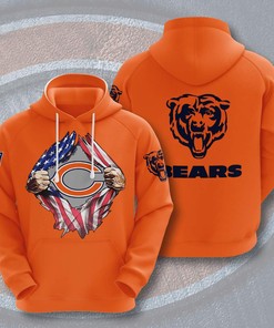 Chicago Bears Custom Sport All Over Print Hoodie 3D 6