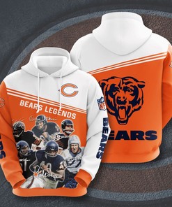 Chicago Bears Custom Sport All Over Print Hoodie 3D 7
