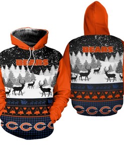 Chicago Bears Hoodie 3D Gifts for Fans
