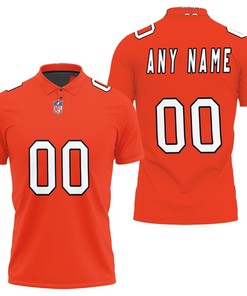 Chicago Bears Nfl American Football Team Custom Game Orange 3D All Over Print Polo Shirt