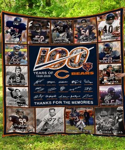 Chicago Bears Quilt Blanket Bedding Set NFL Fan Gift