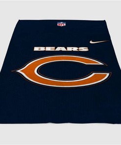 Chicago Bears Sherpa Fleece Blanket Gifts for NFL Fans