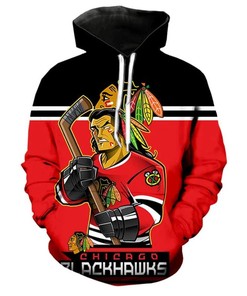 Chicago Blackhawks Hoodie 3D Ultra-Cool Long Sleeve Gift for Fans