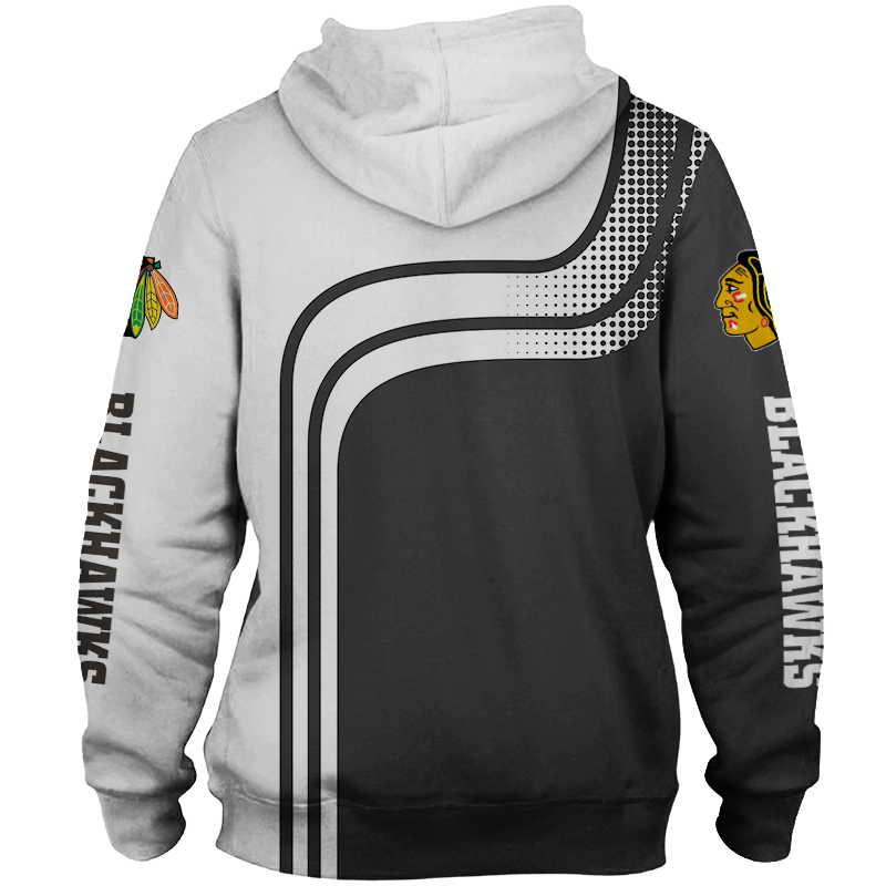 Chicago Blackhawks Hoodie Zip Hoodie Pullover Gift for Fans - Image 3