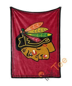 Chicago Blackhawks Sherpa Fleece Blanket Gifts for Family, for Couple