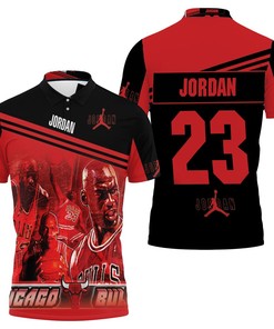 Chicago Bulls Michael Jordan 23 Polo Shirt All Over Print Shirt 3d T-shirt