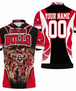 Chicago Bulls Michael Jordan Legendary For Fans Personalized 3D All Over Print Polo Shirt