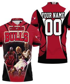 Chicago Bulls Michael Jordan Legends Red Black Personalized Polo Shirt All Over Print Shirt 3d T-shirt