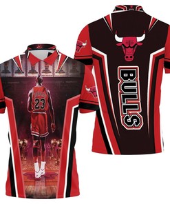 Chicago Bulls Michael Jordan Nba Polo Shirt All Over Print Shirt 3d T-shirt
