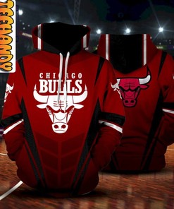 Chicago Bulls Premium 3D Hoodie