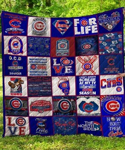 Chicago Cubs Quilt Blanket