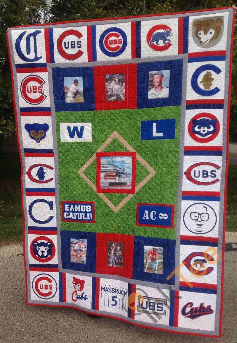 Chicago Cubs Quilt Blanket Bedding Set