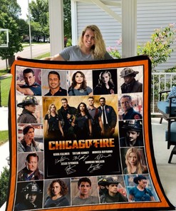 Chicago Fire Quilt Blanket Bedding Set for Home Décor