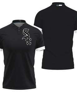 Chicago White Sox Black 2019 Jersey Inspired Style 3D All Over Print Polo Shirt