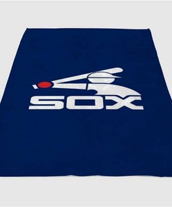 Chicago White Sox Logo Sherpa Fleece Blanket Gifts for Family, for Couple