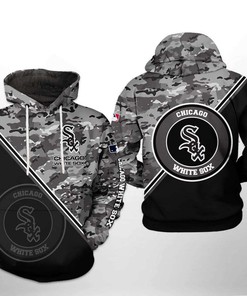 Chicago White Sox MLB Camo Team 3D Hoodie