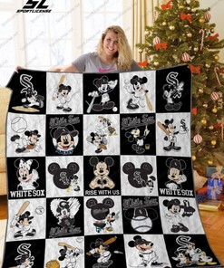 Chicago White Sox Mickey Quilt Blanket Bedding Set