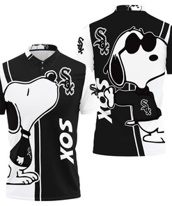 Chicago White Sox Snoopy Lover 3d Printed Polo Shirt All Over Print Shirt 3d T-shirt