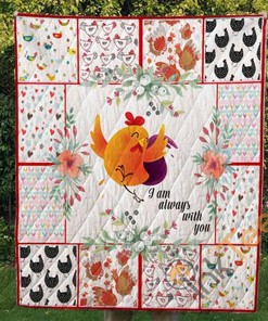 Chicken I Am Always With You Quilt Blanket Bedding Set