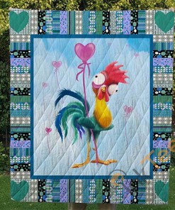 Chicken Quilt Blanket Bedding Set With Pilliwcase Option