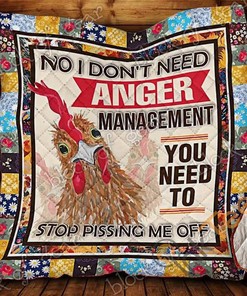 Chicken Quilt Blanket Bedding Set With Pilliwcase Option Ver3