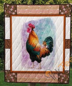 Chicken Quilt Blanket Bedding Set With Pilliwcases Option Gifst For Lover