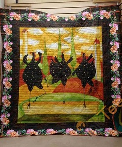 Chicken Style 3 Quilt Blanket Bedding Set