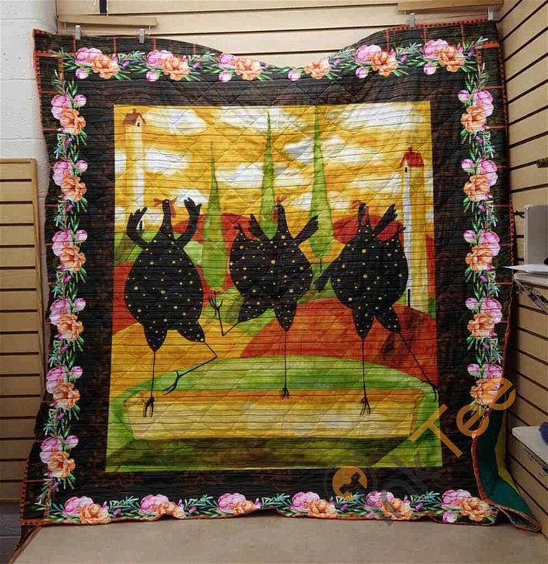 Chicken Style 3 Quilt Blanket Bedding Set
