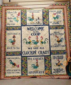 Chicken Style 4 Quilt Blanket Bedding Set