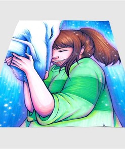 Chihiro And Haku Sherpa Fleece Blanket Gifts for Family, for Couple