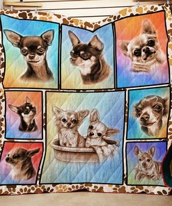Chihuahua Collection Quilt Blanket