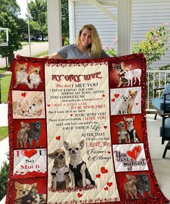 Chihuahua Dog Quilt Blanket Bedding Set for Home Décor