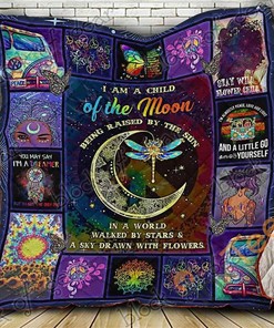 Child Of The Moon Quilt Blanket Bedding Set