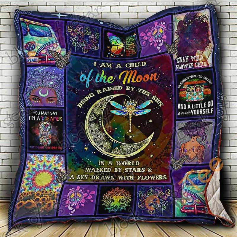 Child Of The Moon Quilt Blanket Bedding Set