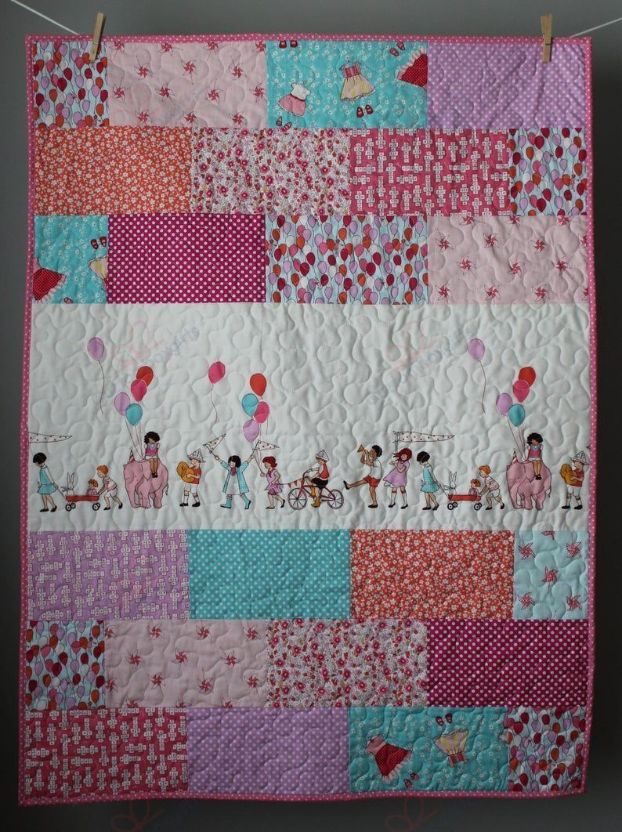 Children At Play Quilt Blanket Bedding Set for Home Décor