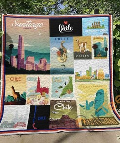 Chile Quilt Blanket Bedding Set