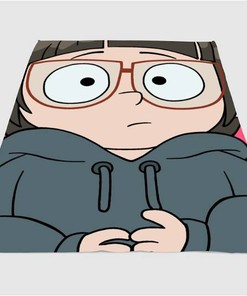 Chloe We Bare Bears Sherpa Fleece Blanket Gifts for Family, for Couple