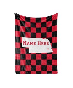 Chocolate Poodle Personalized Custom Blanket With Your Family Or Dog's Name - Great Gifts For Dog Lovers Sherpa Fleece Blanket Gifts for Family, for Couple