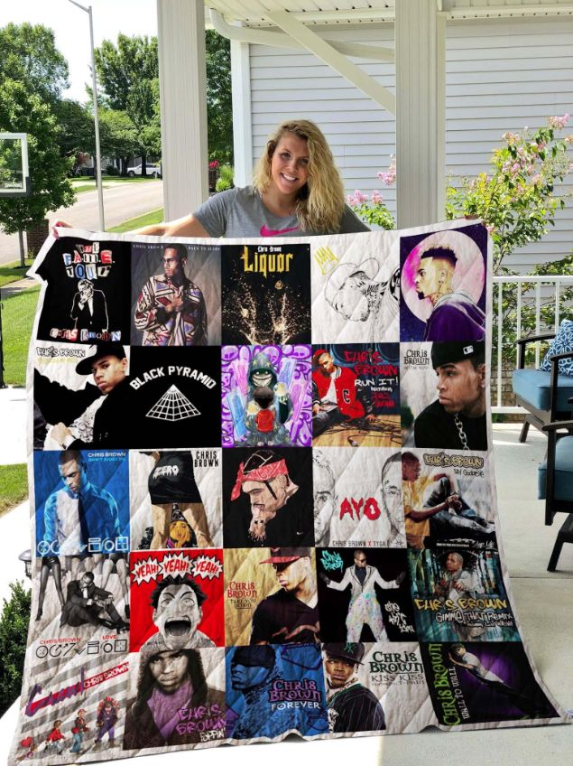 Chris Brown Throws Quilt Blanket Bedding Set for Home Décor