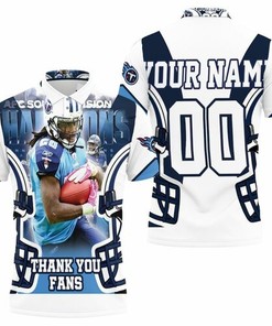 Chris Johnson 28 Tennessee Titans Afc South Division Champions Super Bowl 2021 Personalized 3D All Over Print Polo Shirt