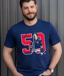 Chris Kreider 50 Goals Shirt Hockey Evolution
