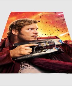 Chris Pratt Guardian Of The Galaxy Sherpa Fleece Blanket Gifts for Family, for Couple