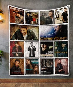 Chris Young Album Quilt Blanket Bedding Set for Home Décor