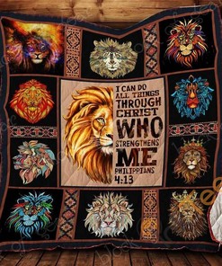 Christ As Lion Quilt Blanket Bedding Set