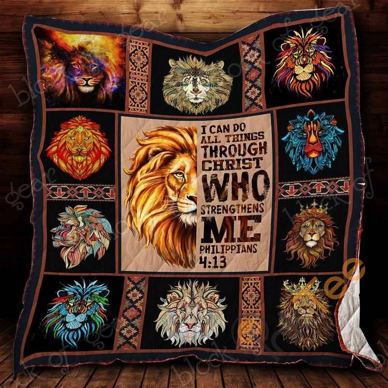 Christ As Lion Quilt Blanket Bedding Set