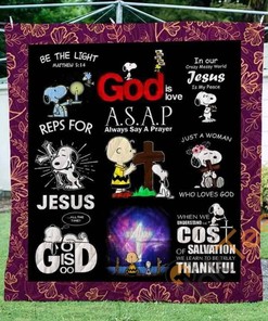 Christian 3D Quilt Blanket Bedding Set