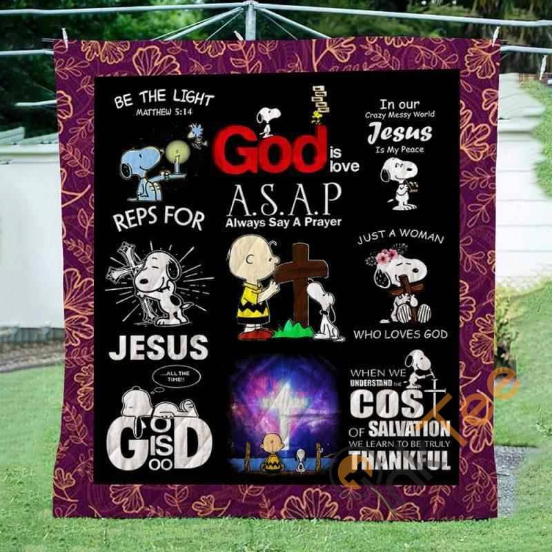 Christian 3D Quilt Blanket Bedding Set