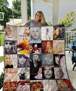 Christina Aguilera Albums Quilt Blanket Bedding Set