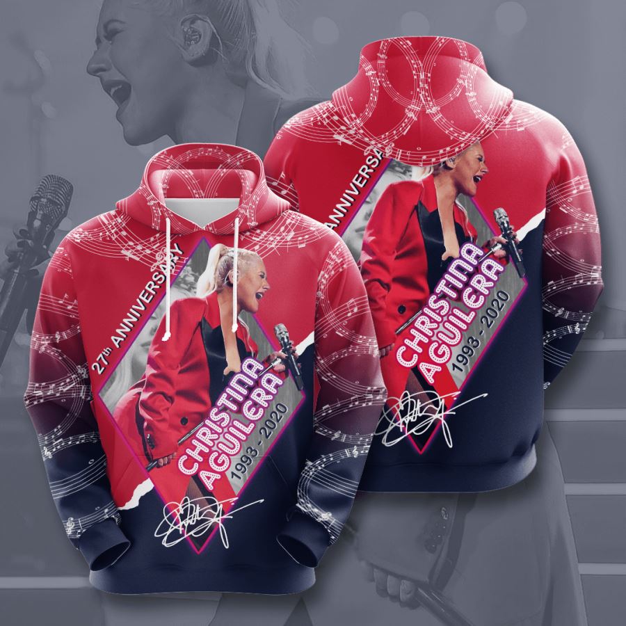 Christina Aguilera Custom Sport All Over Print Hoodie 3D